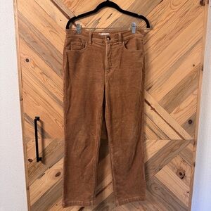 Loft Brown Corduroy Pants sz6